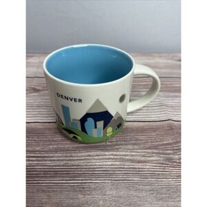 Starbucks 2014 Denver Colorado You Are Here Coffee Mug Cup 14 oz - Collectable